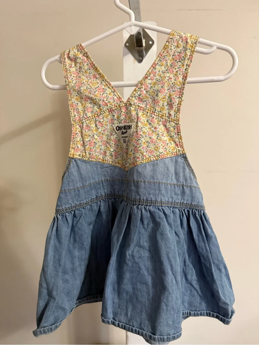 Oshkosh B’Gosh Denim and Floral Jumper